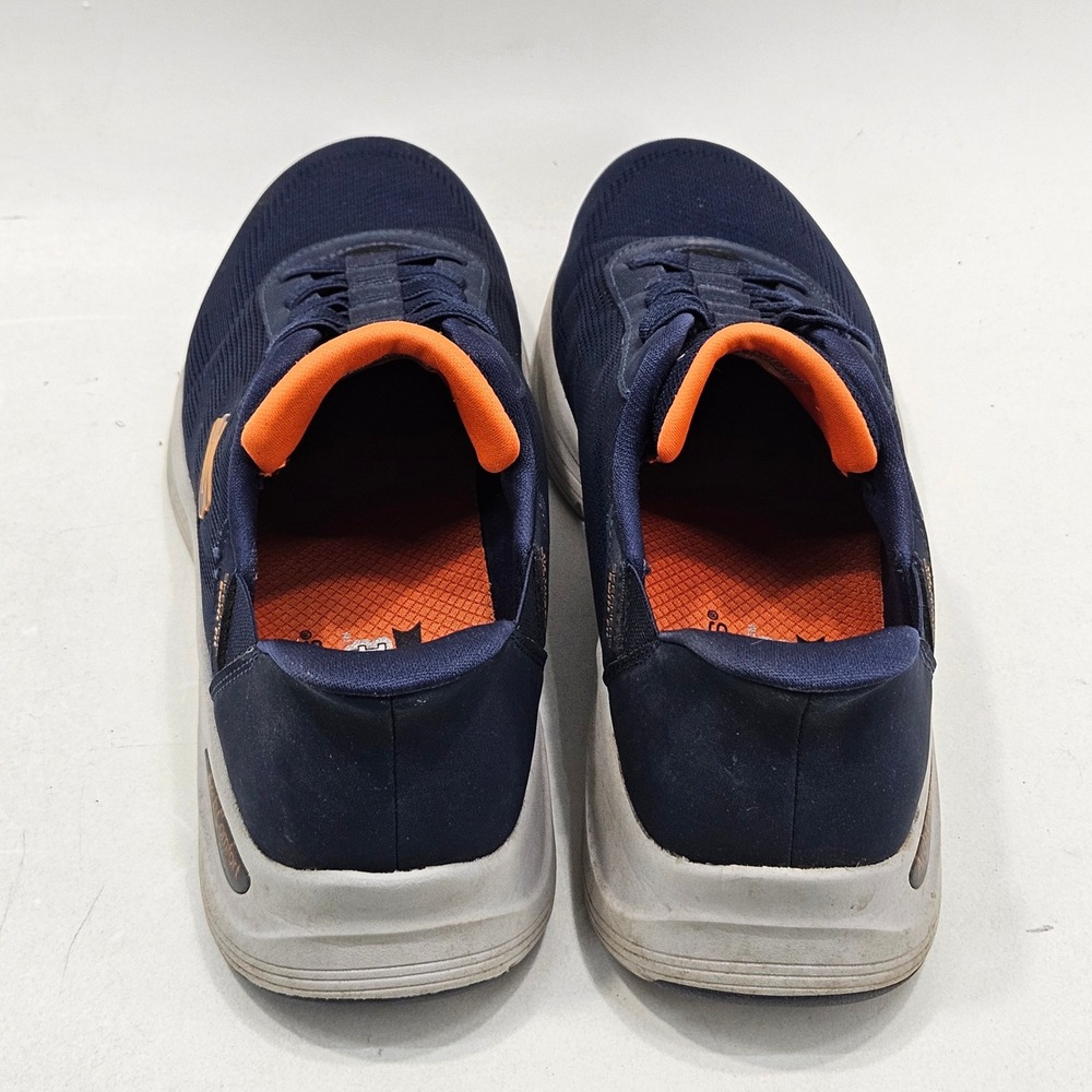 Skechers Slip-ins Arch Fit Swift Fit Women 10 Navy Orange 16959 Walking Shoes - Picture 12 of 15